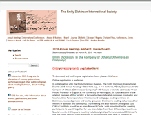 Tablet Screenshot of emilydickinsoninternationalsociety.org